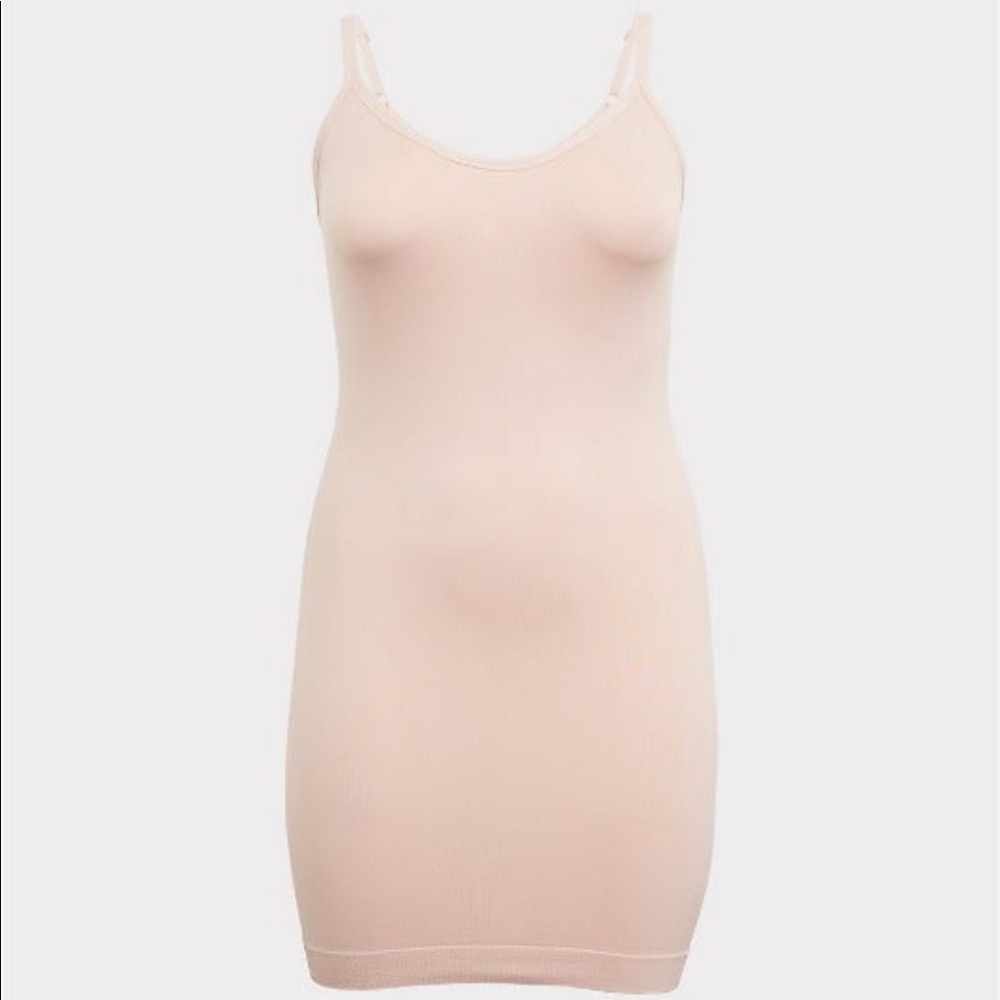 Torrid -  Beige Seamless 360° Smoothing Slip Dress, 2XL